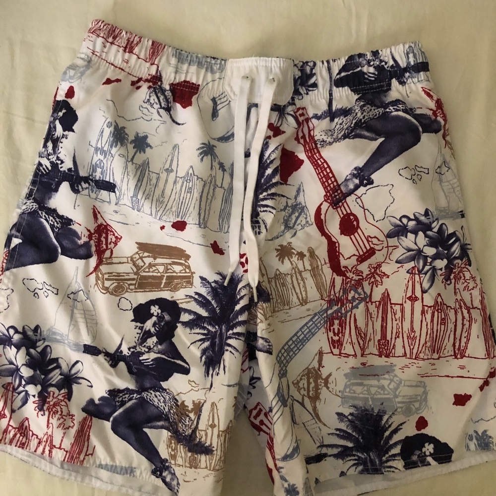 Breakwater. Men’s swim trunks